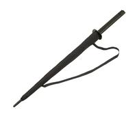 YAIUNHIQ Paraguas samurái | Paraguas Katana | Biombo en Molde Espada con Bandolera | Gran Pantalla Negra de 100 cm de diámetro y función automática