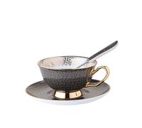 YAIUNHIQ Tazas de té de porcelana fina china, taza de café y platillo, servicio de vajilla, taza de café de porcelana, taza de té de cerámica,C