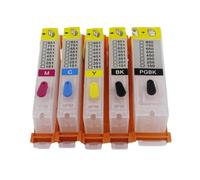 YAJBHnzpt 1 Juego de Cartuchos de Tinta Recargables PGI150 PGI450 compatibles con los Modelos de Impresora MG5410 MG5610 MG6610 IP7210 MX721 MX921 IX6810 IP7240 MG5440 para número de Pieza 8K1927225B