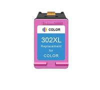 YAJBHnzpt 302xl Reemplazo del Cartucho de Tinta para 302 302 Compatible con Suministros de Impresora Deskjet 2130 1110 1111 3630 Officejet 4510 4520 3830 para el número de Pieza 302xl(1pcs Color)