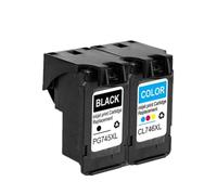 YAJBHnzpt 745XL 746XL PG745 CL746 Compatible con los Modelos de Impresora MG2470 MG2570 MG2970 IP2870 IP2872 para número de Pieza PG 745 CL 746 XL(1 BK 1 Color)