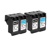 YAJBHnzpt 745XL 746XL PG745 CL746 Compatible con los Modelos de Impresora MG2470 MG2570 MG2970 IP2870 IP2872 para número de Pieza PG 745 CL 746 XL(2 BK 2 Color)