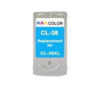 YAJBHnzpt Cartucho de Tinta Compatible con Impresora PG37 CL38 PG 37 CL 38 MP140 MP190 MP210 MP220 MP420 IP1800 IP2600 MX300 MX310(1COLOR)