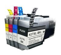 YAJBHnzpt Cartucho de Tinta LC427 LC427XL 427 427XL Compatible con HL J6010DW MFC J5955DW MFC J6955DW MFC J6957DW MFC J6959DW Impresora(1SET LC427XL BK CMY)