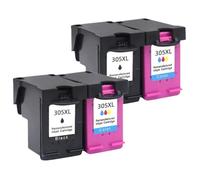 YAJBHnzpt Compatible con los Modelos de Impresora DeskJet 2710 2720 4110 4120 4130 6010 para 305 XL 305 305xl 305XL Reemplazo de Cartucho de Tinta para el número de Pieza 305XL(2SET)