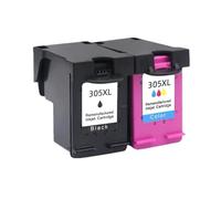 YAJBHnzpt Compatible con los Modelos de Impresora DeskJet 2710 2720 4110 4120 4130 6010 para 305 XL 305 305xl 305XL Reemplazo de Cartucho de Tinta para el número de Pieza 305XL(1SET)