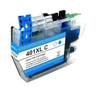 YAJBHnzpt LC401 LC401XL Cartucho de Tinta 401 401XL 401 Compatible con los Modelos de Impresora MFC-J1010DW MFC-J1012DW MFC-J1170DW para número de Pieza LC401 LC401XL(1PC Cyan)