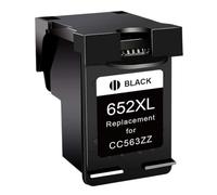 YAJBHnzpt Reemplazo de Cartucho de Tinta CRTBOTW 652XL Compatible con 652 652 XL para Impresora Deskjet 1115 1118 2135 2136 3635 3636 3835 4535(1 pcs Black)