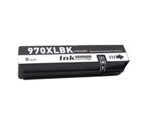 YAJBHnzpt Reemplazo para Cartucho de Tinta 970XL 971XL 970 XL 971 XL Compatible con los Modelos de Impresora Officejet Pro X476dw X451dw X576dw X551dw para número de Pieza 970XL 971XL(Black)