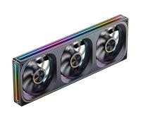 YAJBHnzpt Ventilador con Cubierta 12V 4PIN PWM 5V 3PIN ARGB 12cm Compatible con computadora de Escritorio chasis CPU radiador de Agua(ZA-360B)