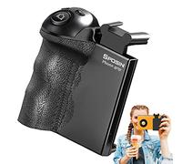 Yajimsa cámara para teléfono Celular - Agarre para teléfono Celular,Smartphone Grip Rosca Interna, Zapata fría, Luces LED, Ergonómico, Control Remoto inalámbrico para Blog, Selfie