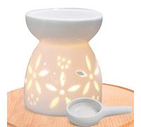 Yajimsa Cera para derretir candelita - Quemador difusor aromaterapia | Candelero cerámica para el Regalo inauguración la casa Navidad la decoración