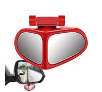 Yajimsa Punto Ciego para Coche | Espejo retrovisor Doble Vidrio Giratorio 360 ° Doble Cara - Espejo retrovisor Delantero Convexo Gran Angular Doble Cara, Espejos Gran Angular