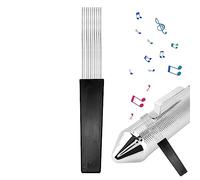 Yajimsa Raspador Guiro Metálico | Cepillo Guiro Estilo Peine Raspador Instrumento Latino,Antideslizante Guiro Brush Scraper a Herrumbre para la actuación la Banda Fiesta Nocturna