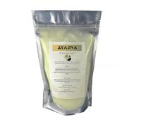Yajna Manteca de karité africana orgánica cruda pura, hidratante natural sin refinar para la cara, el cabello corporal grado A, cremas, bálsamos, lociones, jabones, hidrata la piel seca, 115 g, color