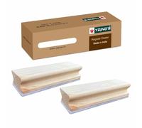 YAJNAS Plumero de madera para pizarra blanca y pizarra, combo de 2 plumeros, plumero de madera no magnético de alta calidad