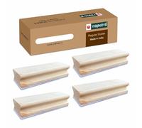 YAJNAS Plumero de madera para pizarra blanca y pizarra, combo de 4 plumeros, plumero de madera no magnético de alta calidad