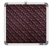 YAJNAS® Tablero de anuncios de 28 x 28 cm, de material de alta calidad, diseño rojo rosa, tablero de anuncios, tablero de anuncios, tablero de anuncios para sala de estudio, hogar, oficina y escuela