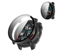 YAJOJO Funda para SUUNTO Nautic S, funda protectora rígida de policarbonato con protector de pantalla de vidrio templado 9H, a prueba de golpes, resistente a los arañazos, para reloj inteligente