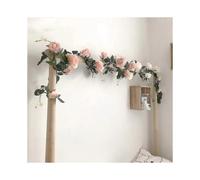 Yaju Imitation Of Rose Vine, Faux Vine Intertwining Decoration (2pcs, Red,the Vine Only)