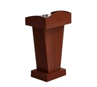 Yajuer Atril De Madera, Plataforma Portátil para Conferencias Y Discursos con Almacenamiento, Atriles Y Podios para Restaurantes, Iglesias Y Seminarios(Red)