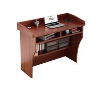 Yajuer Atril De Madera, Púlpito, Atril, Escritorio Moderno De Pie para Recepción, Atril Portátil para Restaurantes, Iglesias Y Seminarios(Red)