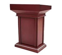 Yajuer Atriles Y Podios De Madera De Pie, Púlpito De Iglesia con Almacenamiento, Atril Portátil para Iglesias, Oficinas, Seminarios, Auditorios Y Escuelas(60 * 50 * 110cm)