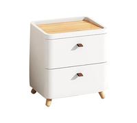 Yajuer Cómoda Alta, Cómoda Blanca con Cajones, Mesita De Noche para Dormitorio, Mesita De Noche, Mesita De Noche Vertical para Pasillo De Dormitorio(42 * 32 * 45cm)