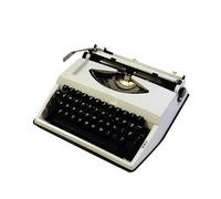 Yajuer Máquina De Escribir Antigua, Máquina De Escribir Portátil Vintage Tradicional, Fuente Vintage, Bonita Decoración De Mesa para El Hogar O La Oficina
