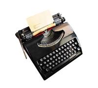 Yajuer Máquina De Escribir Inglesa, Clásica, Portátil Y Práctica para Aliviar El Estrés