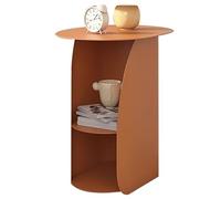 Yajuer Mesita De Noche Moderna, Mesita De Noche Minimalista para Dormitorio Con Marco De Metal, Gabinete De Almacenamiento Compacto para Habitación De Niños, Mesa Auxiliar Pequeña Duradera con Estante