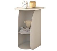 Yajuer Mesita De Noche Moderna, Mesita De Noche Minimalista para Dormitorio Con Marco De Metal, Gabinete De Almacenamiento Compacto para Habitación De Niños, Mesa Auxiliar Pequeña Duradera con Estante