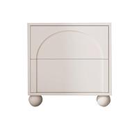 Yajuer Mesita De Noche Pequeña, Mesita De Noche De Madera con 2 Cajones, Mesita De Noche Sencilla, Mesa Auxiliar Moderna De Gran Capacidad para Dormitorio Y Espacios Pequeños(30 * 40 * 50cm)
