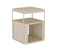 Yajuer Mesita De Noche, Torre De Almacenamiento Vertical, Mesita De Noche Pequeña, Mesita De Noche, Mesita De Noche, Mueble para Dormitorio, Armario, Pasillo(Cream)
