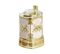 Yajuyi Caja Dispensadora de Palillos de Dientes para El Hogar, Ideal para Cocinas, Restaurantes Y Encimeras de Granja, Oro, Individual