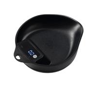 Yajuyi Portátil para Granos de Café con Base Antideslizante, Electrónica Profesional con Bandeja para Granos, para El Hogar, La Cocin, Negro, Individual