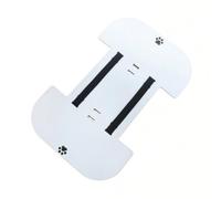 Yajuyi Tablón Industrial para Mascotas con Hebillas Metal Extensión Estribo cicleta Tablero Plástico con Superficie Antislizante y Muescas Instalación Acuado para en s, S