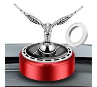 yakermur Ambientador solar giratorio para coche, ambientadores de coche con forma de águila, funciona con energía solar, difusor de aceite, accesorios de decoración para vehículo, hogar y automóvil