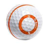 yakermur Bolas de golf de interior, pelotas de golf de entrenamiento - Bola de larga distancia de gran distancia con líneas naranjas | Accesorios Deportivos, Suministros de entrenamiento Swing para