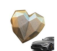yakermur Clip para ambientador de coche, clip de liberación de aire, de corazón de león, aromaterapia, bonita piedra difusora, fragancia de larga duración, para accesorios automotrices
