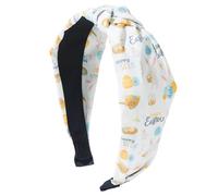 yakermur Diadema de Pascua con nudos anchos, estampadas anudadas para mujer, coloridas de huevo de Pascua para bailes, fiestas, bodas, vacaciones, citas y salidas