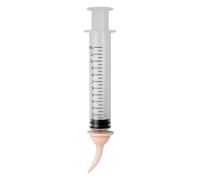 yakermur Dispensador de pastillas para gatos, dispensador de pastillas de 12 ml para gatos con apertura de ventosa, suministros para mascotas, alimento líquido, ayuda de alimentación con tetina para