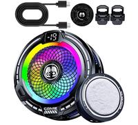 yakermur Enfriador para teléfono | Radiador magnético de 30 W, radiador de refrigeración portátil de velocidad ajustable para teléfonos inteligentes, juego de verano, transmisión en vivo, vlog al aire