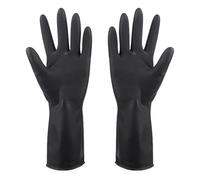yakermur Guantes de Protección Química Guante Para Colorear El Cabello Peluquería Guantes De Lavavajillas Guantes De Salón Negro Guantes De Salón Guantes De Peluquería Para Uso Múltiple