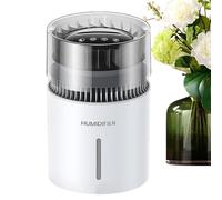 Yakermur Humidificador de aire - ionizador de aire con iones negativos | Humidificador evaporativo portátil 5L nivel 100, para casa, dormitorio, oficina, dormitorio y mesita de noche