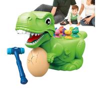 Yakermur Juguetes de martillo, Juego de martilleo para,Juguetes educativos Dinosaurios con sonido y luz - Juguete de motor fino con pequeño dinosaurio para el aprendizaje temprano, actividades