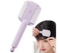 yakermur Peine para el cabello | Cepillo de cuidado de ambos lados - peine antiestático con desenredador para niños, adolescentes, adultos, portátil para viajes, salón y hogar