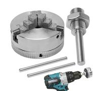 yakermur Portabrocas de manivela, mandril para madera - autocentradoras de perforación de piezas de repuesto para reparación industrial, taller, aficiones