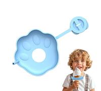 yakermur Soporte para helados para niños, sin goteo, portátil, reutilizable, lavable, bandeja de silicona para niños pequeños, niñas, niños, bebés, adultos, días calurosos