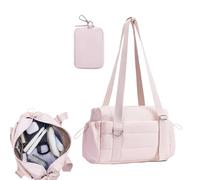 yakermur Sporttasche Dufflebag, Wochenendtasche | Tragetasche mit Nässetaschenfach und Münzfach für Fitness Yoga Reise, Rosa., ver descripción, Ver descripción
